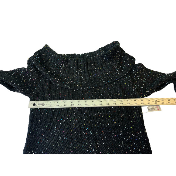 No Boundaries Juniors Sweater with Sequins Size 7-9 (0161) - Picture 8 of 9